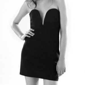 *NWT* Zara Limited Edition Black Sweetheart Mini Dress Small